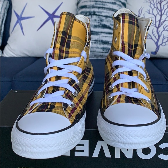 Converse CTAS Hi yellow/white/black MEN’s - Picture 7 of 16